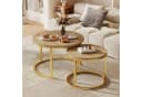 Hiazurm Couchtisch 2er Set Marmormuster Bild 2