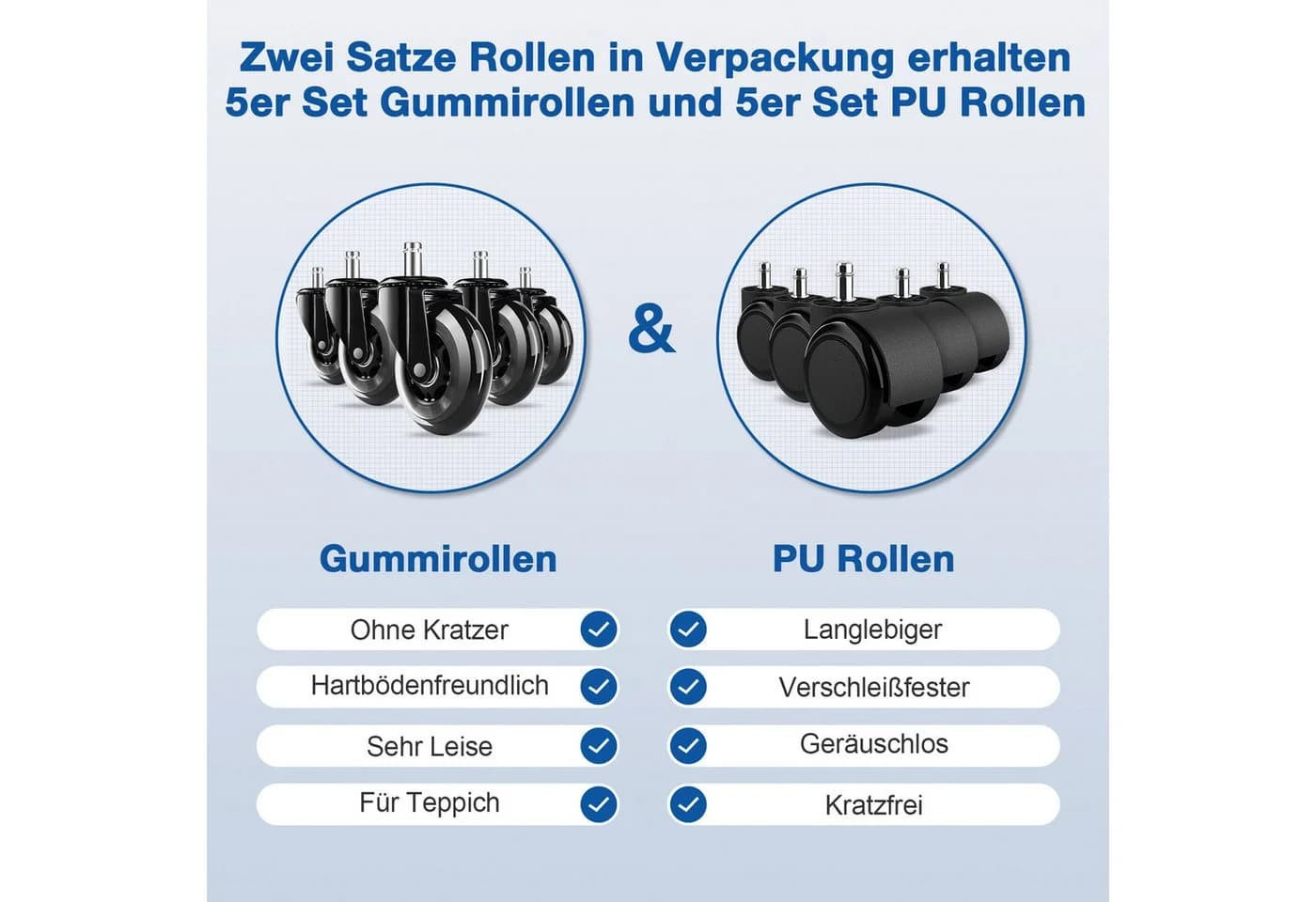 Adormii Ergonomischer Bürostuhl mit Kopfstütze und Wippfunktion