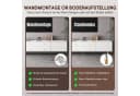 Lexzurn TV-Schrank Hängend 175cm Lowboard Weiß/Beige/Grau Bild 1