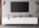 Lexzurn TV-Schrank Hängend 175cm Lowboard Weiß/Beige/Grau Bild 2