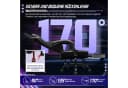 Homimaster Gaming-Stuhl Grau mit 170° Rückenlehne und Fußstütze Bild 1