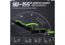 Adormii Gaming-Stuhl Ergonomisch Verstellbar Schwarz-Grün Bild 3