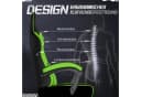 Adormii Gaming-Stuhl Ergonomisch Verstellbar Schwarz-Grün Bild 4