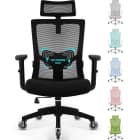 Adormii Ergonomischer Bürostuhl mit verstellbarer Kopfstütze und Wippfunktion Bild 2