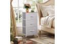 WLIVE Kommode 3 Stoffschubladen Holzplatte Metallrahmen Bild 1