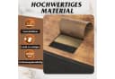 WLIVE Kommode mit 3 Stoffschubladen, Holzplatte & Metallrahmen, Braun/Grau Bild 5