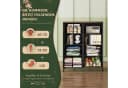 WLIVE Kommode 8 Schubladen Holz Metall Modern Stabil Bild 5
