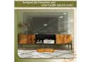 WLIVE Lowboard TV-Schrank für Fernseher bis 65 Zoll, 147 cm, Industrie-Design Bild 4