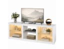 WLIVE Lowboard TV-Schrank Weiß RGB-LED Bild 2