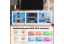 WLIVE Lowboard TV-Schrank Weiß RGB-LED Bild 4