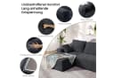 Patbrela Ecksofa Grau Samt Modular L-Form Bild 5