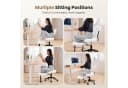 Patbrela Bürostuhl Ergonomischer Kniestuhl 360° drehbar Weiß Bild 3