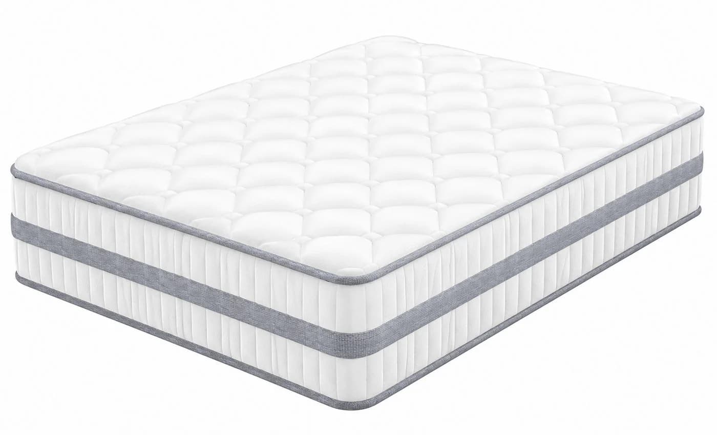 Patbrela Boxspringmatratze 7 Zonen Taschenfederkern Grau Orthopädisch - Bild 2