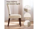 Patbrela Esszimmerstuhl 2er-Set Beige Massivholz Samt Bild 1