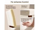 Patbrela Esszimmerstuhl 2er-Set Beige Massivholz Samt Bild 5