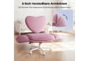 Patbrela Bürostuhl mit klappbarer Tischplatte Rosa Bild 3