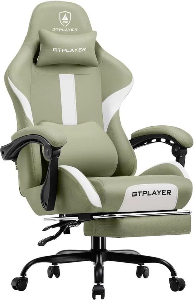 GTPLAYER Gaming Stuhl Ergonomisch mit Fußstütze - Bild 2