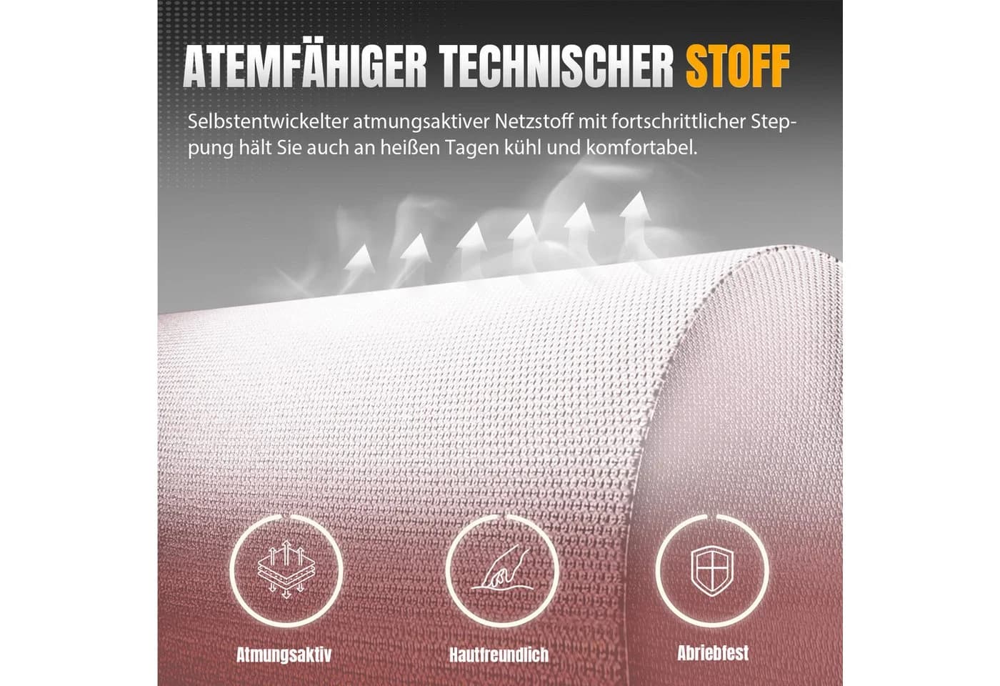 GTPLAYER Gaming-Stuhl Stoff Ergonomisch mit Fußstütze