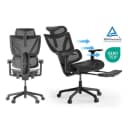 ACGAM Bürostuhl Ergonomisch Schreibtischstuhl, Büro Stuhl & Gaming Stuhl, 150 kg, SmartWeight®Technologie Bild 2
