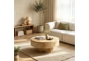WILLIAMSPACE Runder Couchtisch Benno mit Burl Furnier Minimalistisch Bild 1