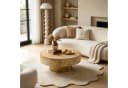 WILLIAMSPACE Runder Couchtisch Benno mit Burl Furnier Minimalistisch Bild 2