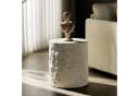 WILLIAMSPACE Runder Beistelltisch Column Fiberglas Naturstein-Optik Bild 4
