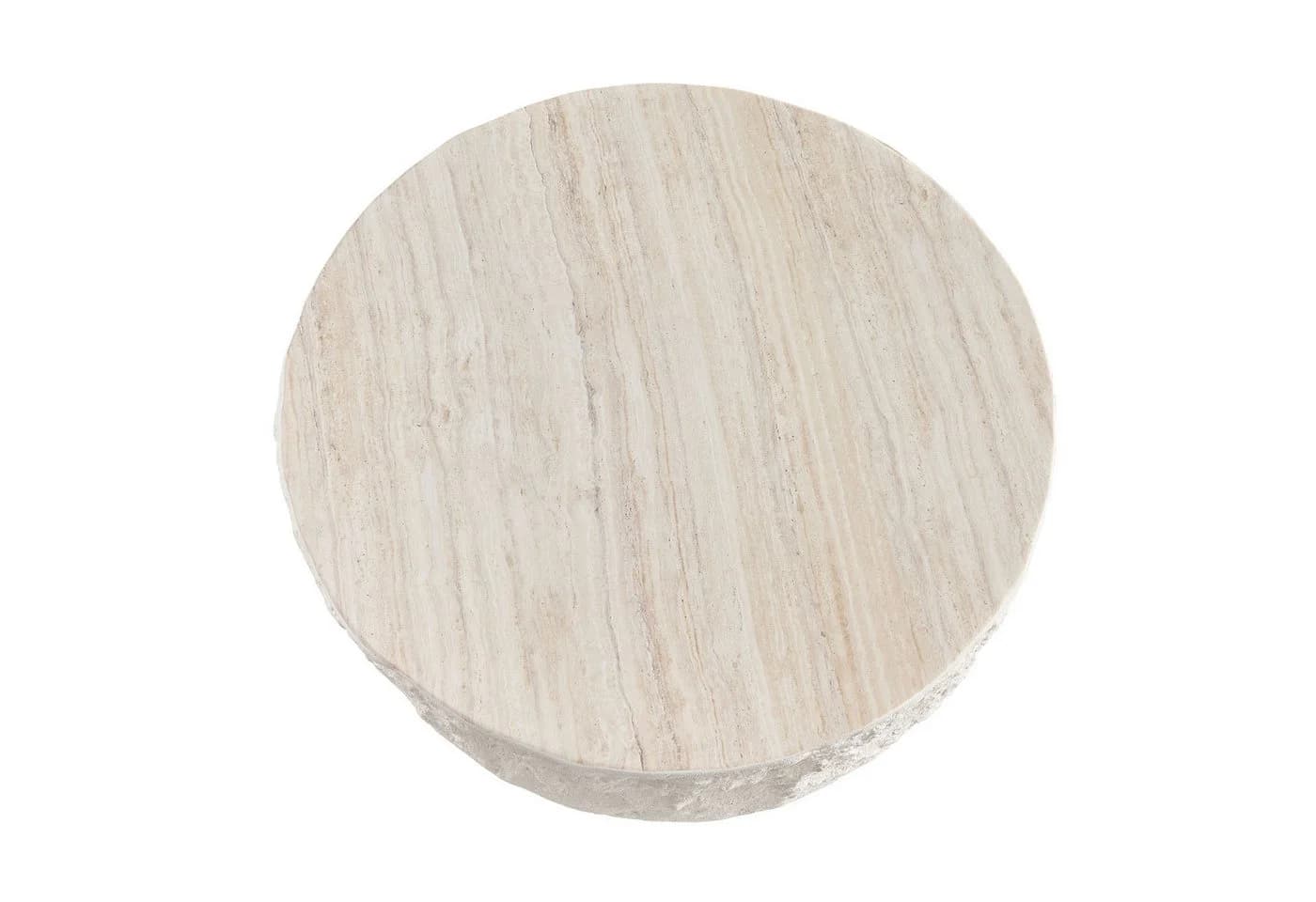WILLIAMSPACE Couchtisch Column Runder Tisch Fiberglas Steinoptik - Bild 3