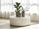 WILLIAMSPACE Couchtisch Column Runder Tisch Fiberglas Steinoptik Bild 4
