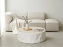 WILLIAMSPACE Couchtisch Column Runder Tisch Fiberglas Steinoptik Bild 5