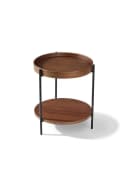 WILLIAMSPACE Couchtisch Ditto Beistelltisch 2 Ebenen Modern Walnuss Bild 3