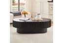 WILLIAMSPACE Couchtisch Neo Oval mit geriffeltem Design Bild 2