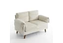WILLIAMSPACE 2-Sitzer Sofa Modern Chenille Weiß Bild 4