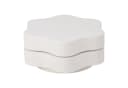 WILLIAMSPACE Couchtisch mit Drehfunktion, modernes Design in Wolkenform, Weiß Bild 1