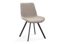 WILLIAMSPACE Esszimmerstuhl Lex 2er-Pack Braun Stoff Metall Bild 4
