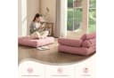 LITBIRD Schlafsofa faltbar 4-in-1 Multifunktionssofa Rosa Bild 4