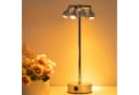 Luckice LED Tischleuchte Kabellose LED Tischlampe 3000mAh Akku 4-Stufen-Licht Touch-Dimmung 3 Farbtemperaturen 3000K/4000K/6000K 180°/320° verstellbarer Kopf Bild 2