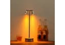 Luckice LED Tischleuchte Kabellose LED Tischlampe 3000mAh Akku 4-Stufen-Licht Touch-Dimmung 3 Farbtemperaturen 3000K/4000K/6000K 180°/320° verstellbarer Kopf Bild 4