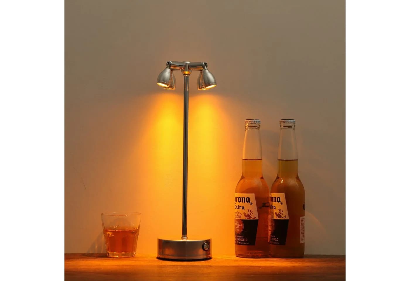 Luckice LED Tischleuchte Kabellose LED Tischlampe 3000mAh Akku 4-Stufen-Licht Touch-Dimmung 3 Farbtemperaturen 3000K/4000K/6000K 180°/320° verstellbarer Kopf - Bild 4