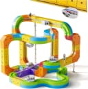 Luckice Lernspielzeug Infinity Racer Magnetisches Eisenbahnset Bunt Bild 2