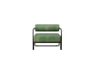 Luckice Loungesessel Grün Corduroy Metallgestell Modern Bild 4