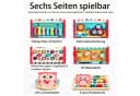 Luckice Montessori Lernspielzeug 4-in-1 Holzspielzeug ab 1 Jahr Bild 3