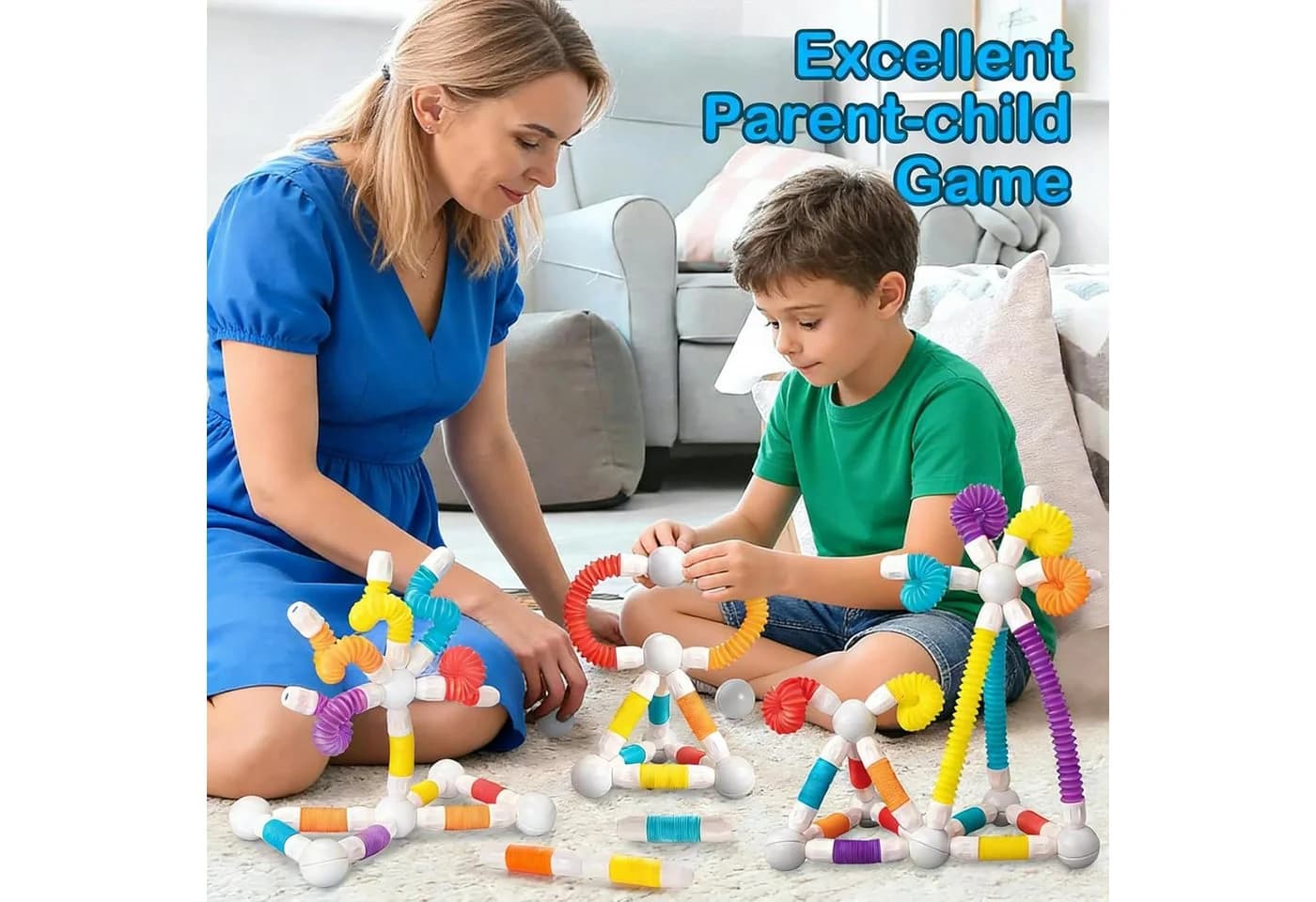 Luckice Magnetische Bausteine 85-tlg. mit einziehbarem Design - Bild 5