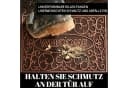 Luckice Fußmatte Kokosfasern antibakteriell braun Bild 1
