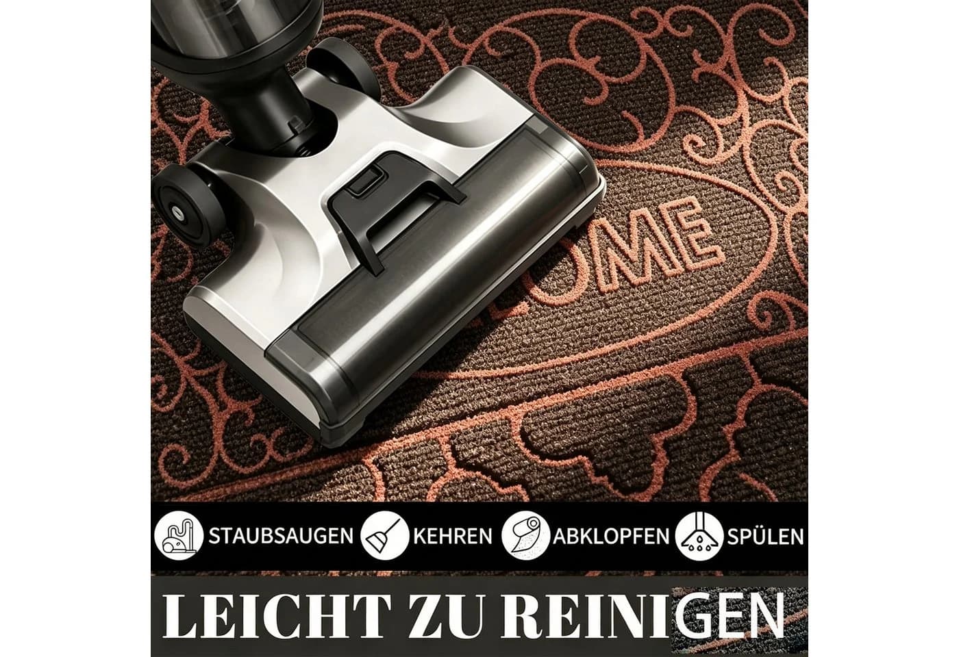 Luckice Fußmatte Kokosfasern antibakteriell braun - Bild 4
