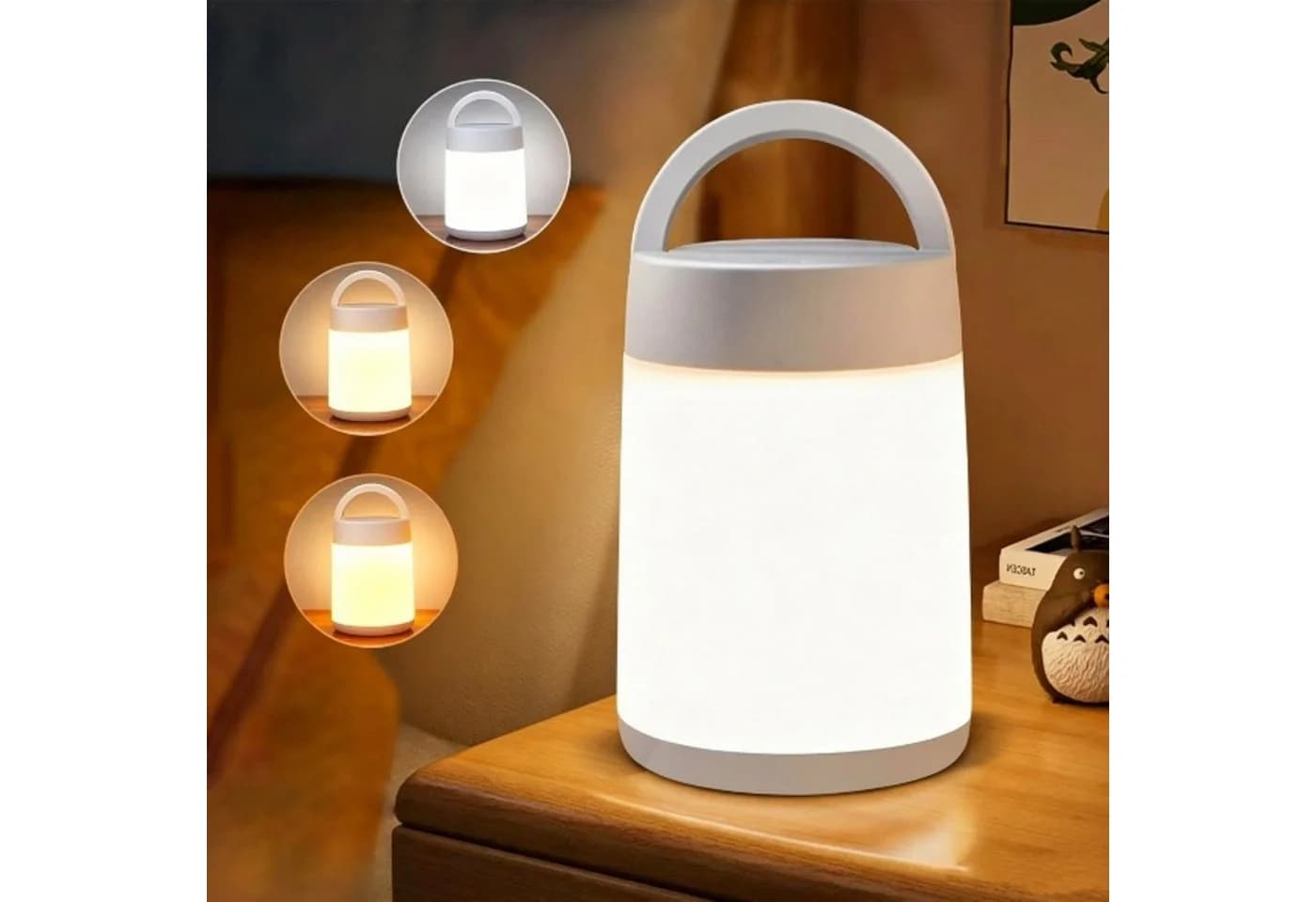 Luckice Nachttischlampe Weiß Wiederaufladbar IP44 - Bild 2