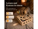 Luckice Katzenspielzeug Fummelbrett Holz mit Kratzfläche Bild 4