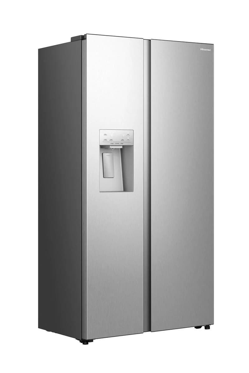 HISENSE Side-by-Side Kühlschrank MS91528 Inox mit Wasser- & Eisspender