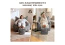 Puluomis XXL Sitzsack mit Fußhocker Grau Bild 3