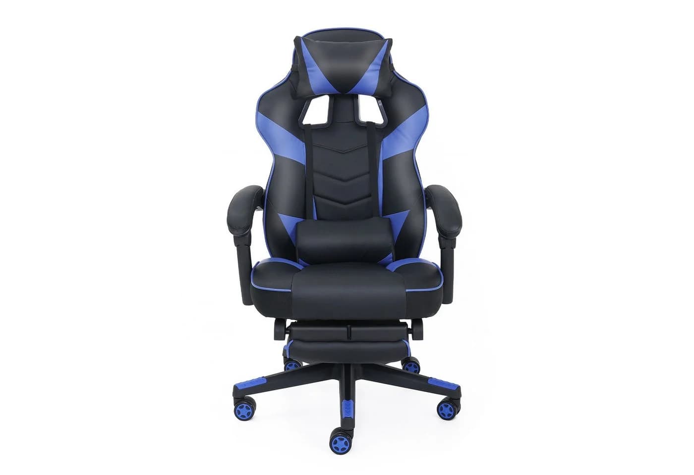 Puluomis Gaming-Stuhl mit Fußstütze Blau - Bild 2