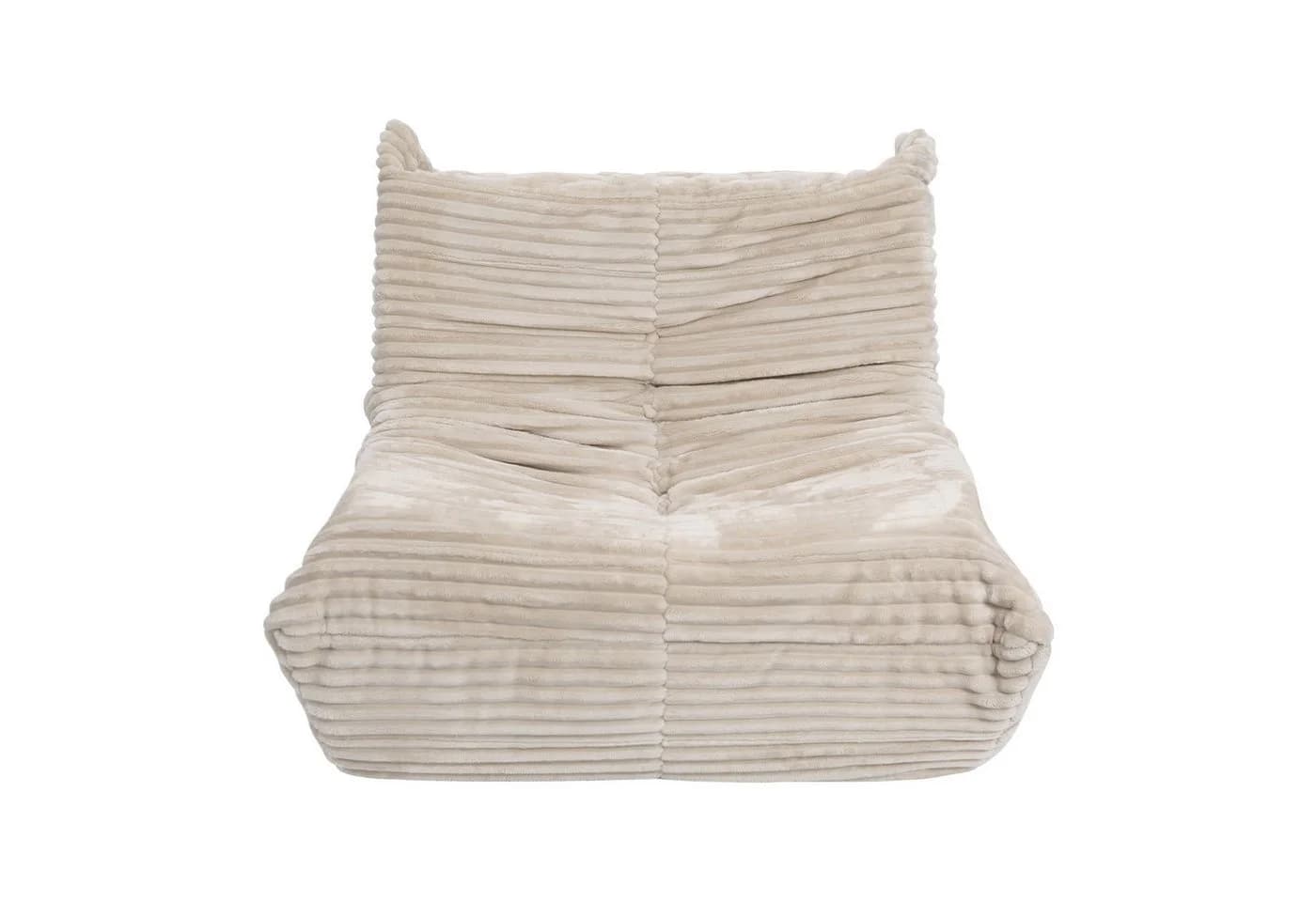 Puluomis Sitzsack XXL Beige 30D Neuschwamm-Füllung - Bild 2